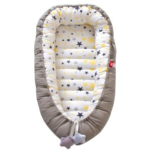 50x85cm Baby Crib Bed Baby Nest Boy Crib Babyhood Nursery Baby Bassinet